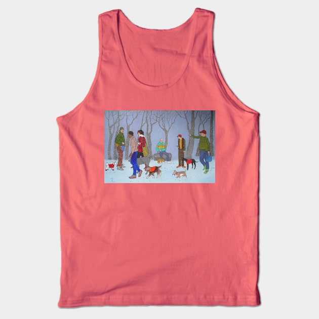 Christmas Pets Tank Top by JoAnn Parsley Feed The Kitty